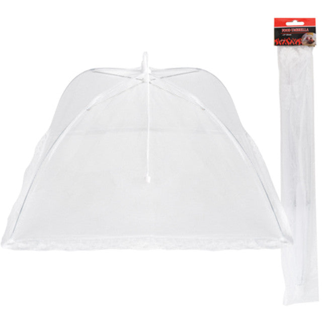 White Mesh Food Umbrella