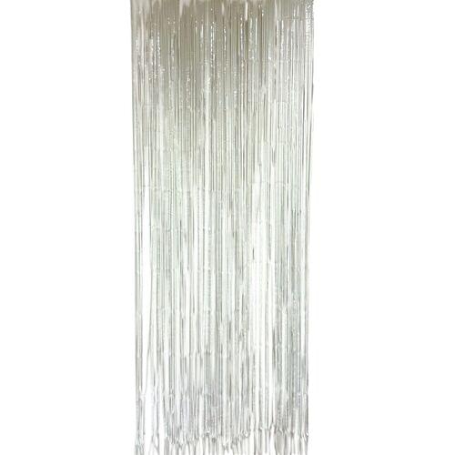 White Pastel Foil Curtain