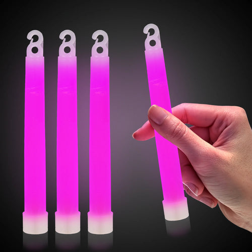 Pink 6" Premium Glow Sticks 25ct