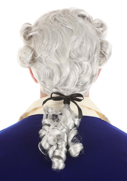 Adult American Colonial Powdered Wig