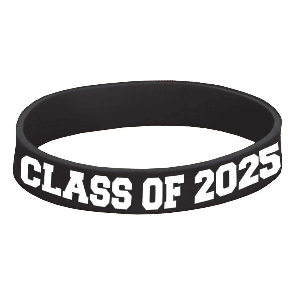 Class of 2025 Grad Rubber Bracelet, 1 Count