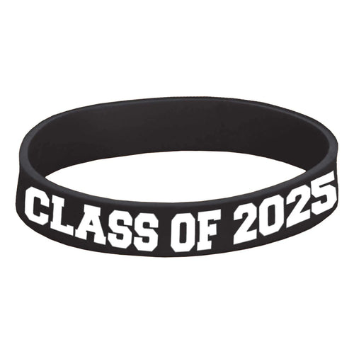Class of 2025 Grad Rubber Bracelet, 1 Count