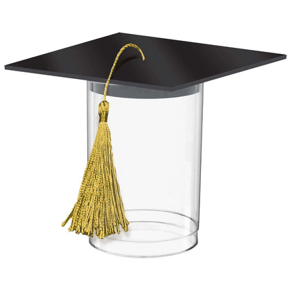 Graduation Cap Treat Container, 14 Oz, 1 Count