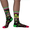 ANGELO MONTIEL SIGNATURE DIA DE LOS MUERTOS CREW SOCKS | Foot Clothes