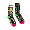 ANGELO MONTIEL SIGNATURE DIA DE LOS MUERTOS CREW SOCKS | Foot Clothes