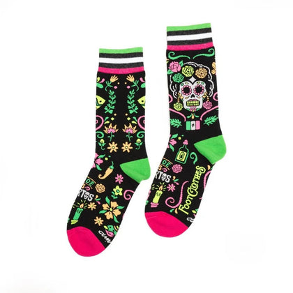 ANGELO MONTIEL SIGNATURE DIA DE LOS MUERTOS CREW SOCKS | Foot Clothes