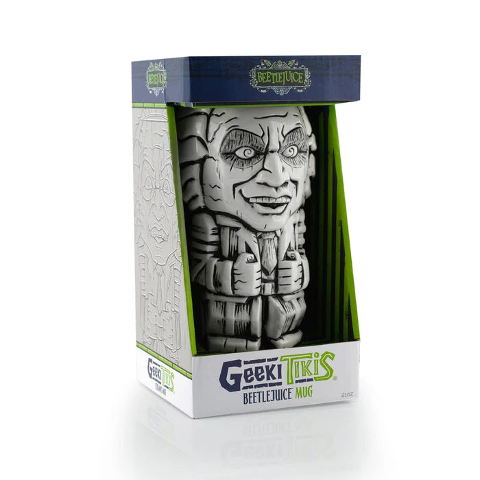 GEEKI TIKIS BEETLEJUICE MUG | CERAMIC TIKI STYLE CUP | HOLDS 21 OUNCES