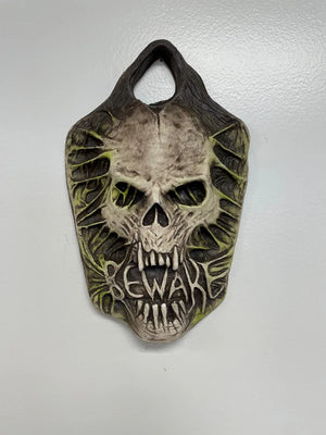 Beware Door Decor