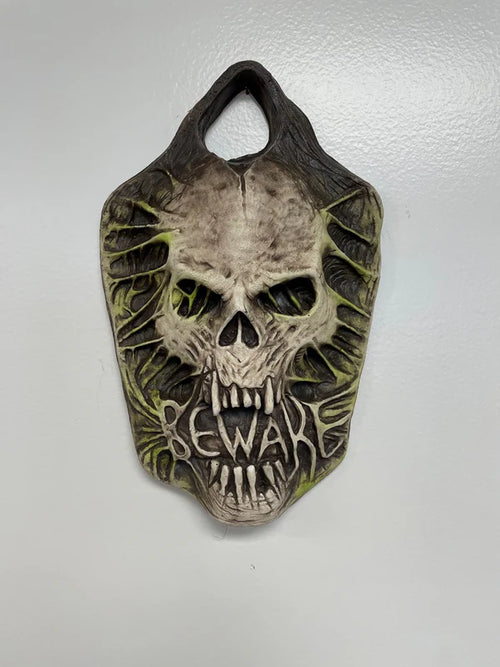 Beware Door Decor