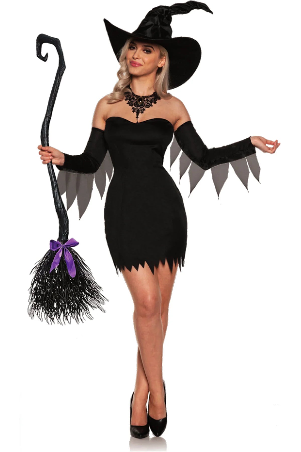 Stitch Witch Costume For Ladies on Halloween | Horror-Shop.com