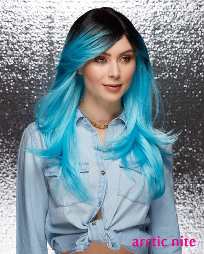 ombre blue wig