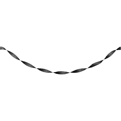 Black Crepe Streamer | 81ft