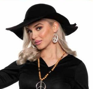 Black Boho Hat