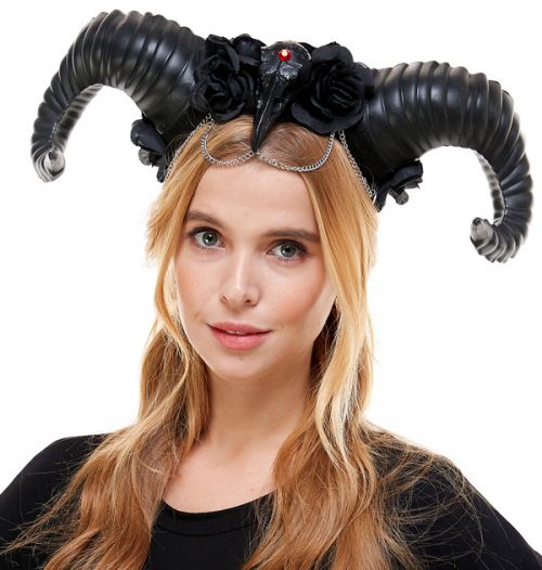 Black Ram Horns
