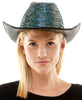 Cowboy Hat Rhinestone Iridescent | Black