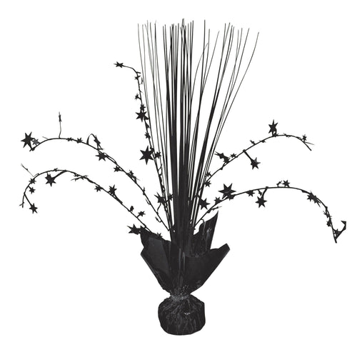 Foil Spray Centerpiece | Jet Black
