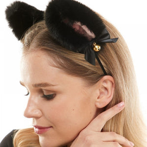 Black Cat Ears with Bells