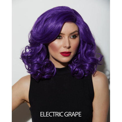 purple heat safe wig
