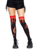 Blood Drip Thigh Highs