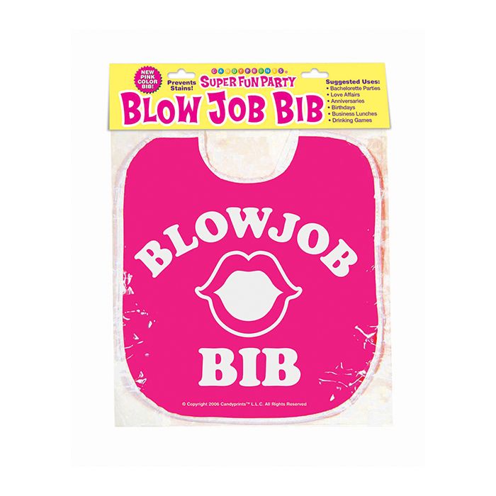 Blow Job Bib - Pink