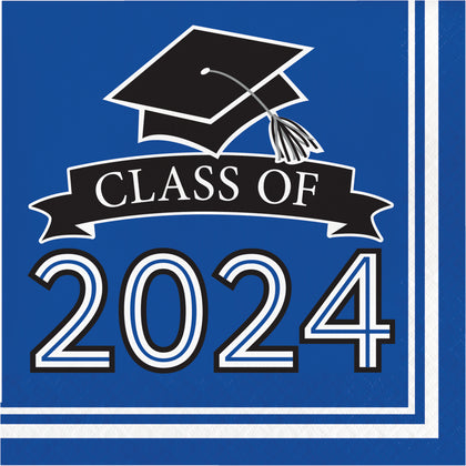 2024 Blue Grad Napkins 36ct