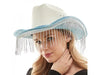 Rhinestone Cowboy Hat | White & Blue