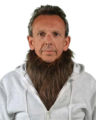 brown faux fur collar