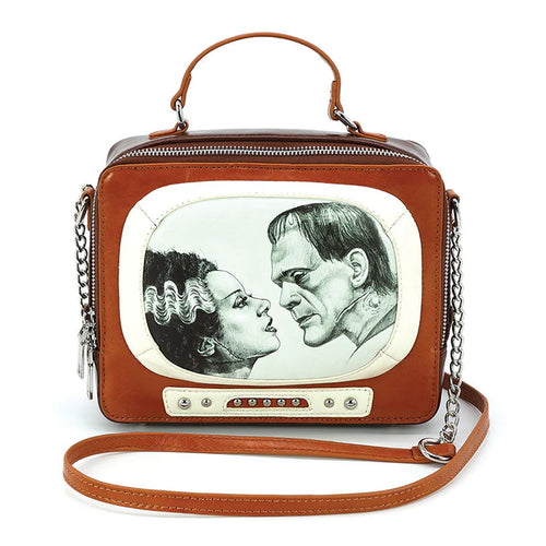 FRANK & BRIDE IN VINTAGE TV X BODY BAG IN VINYL