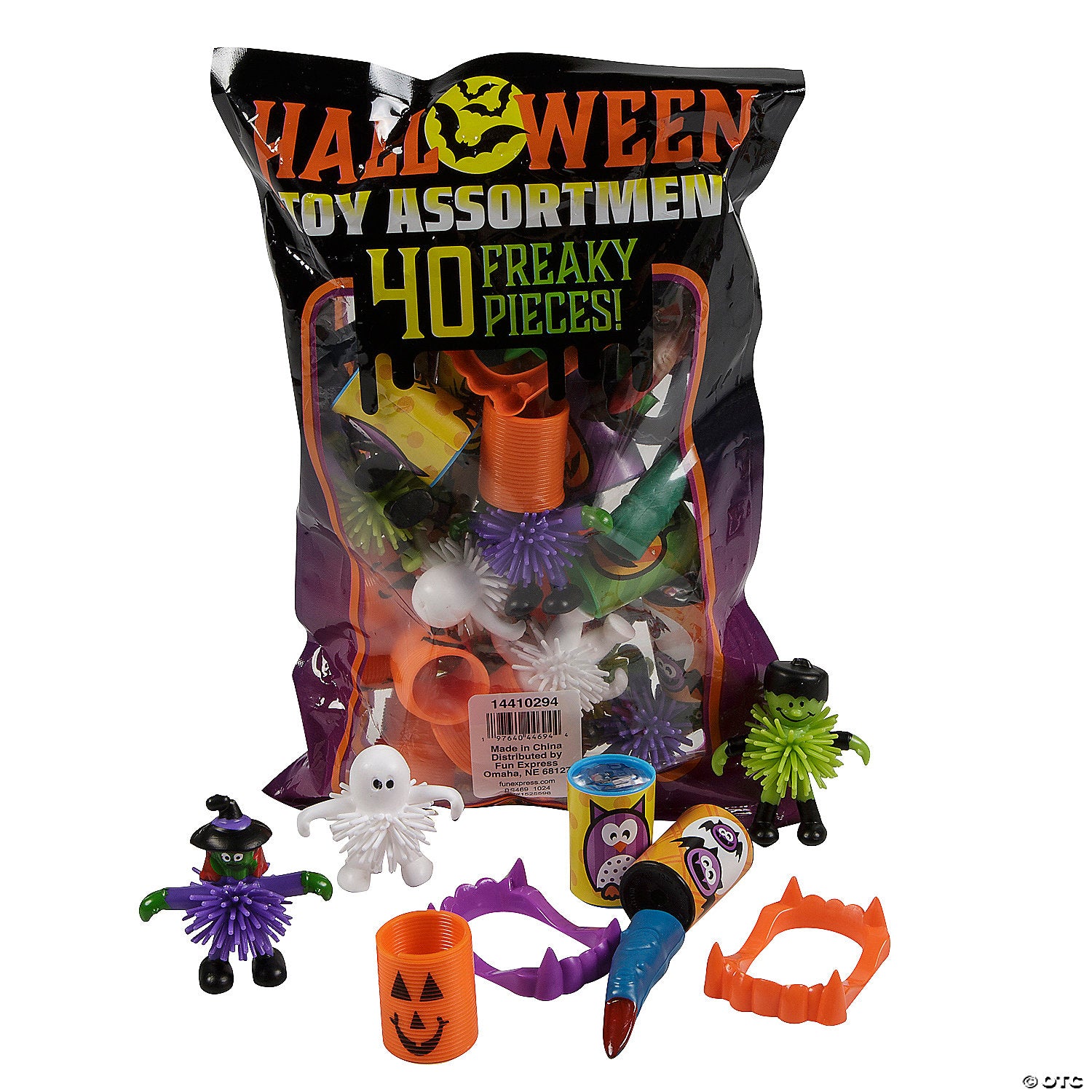 Bulk Halloween Novelty Toy Assortment 40pc