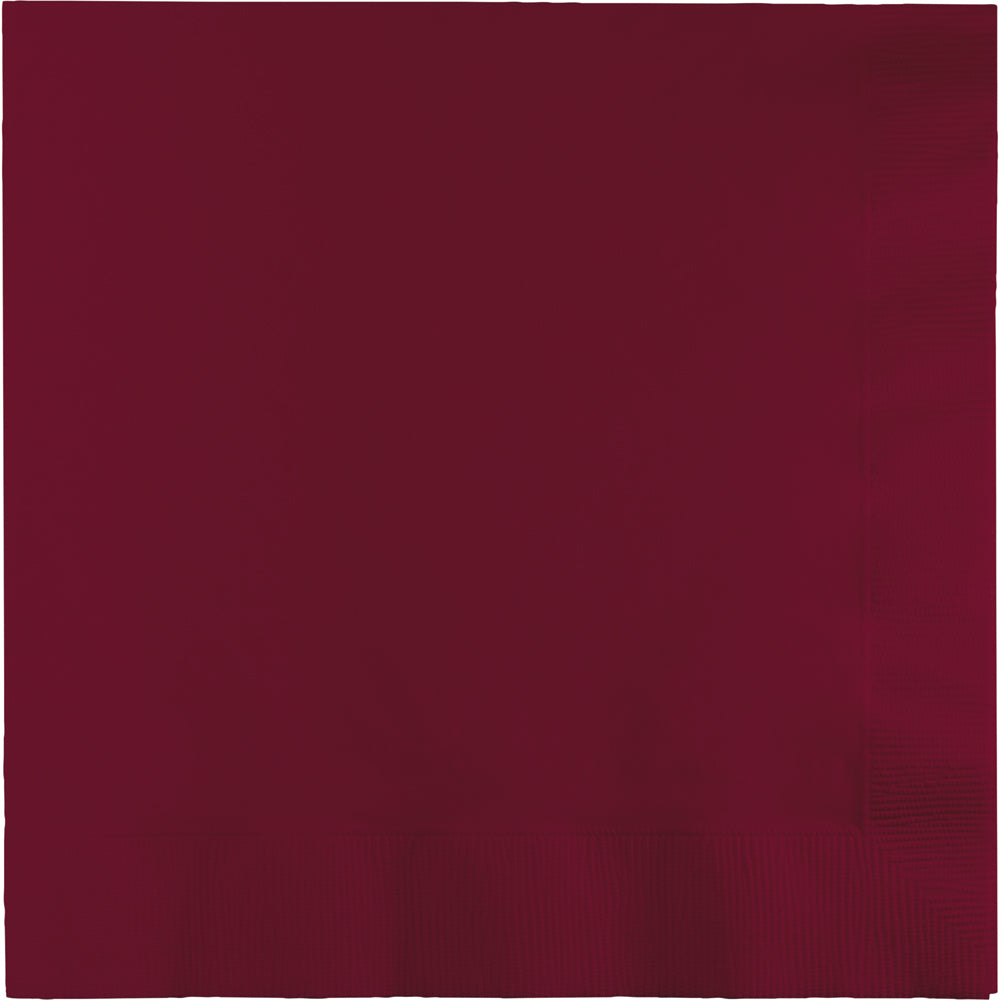 Burgundy Lunch Napkins 50ct