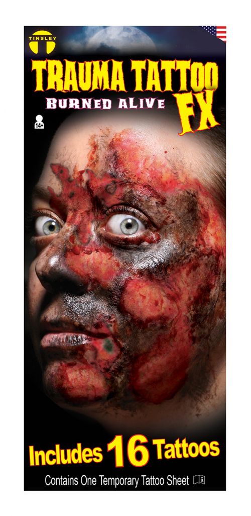 Burned Alive | Temporary Tattoo