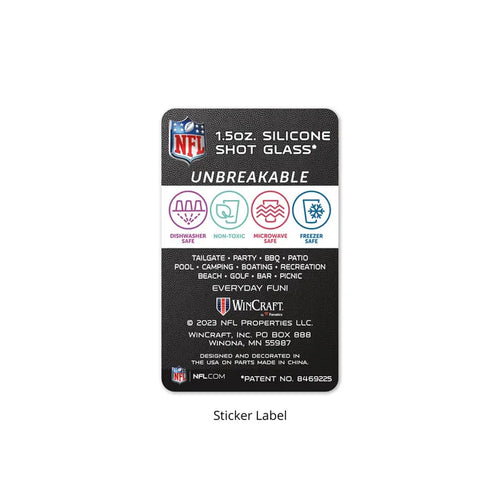 Denver Broncos 1.5oz Silicone Shot Glass