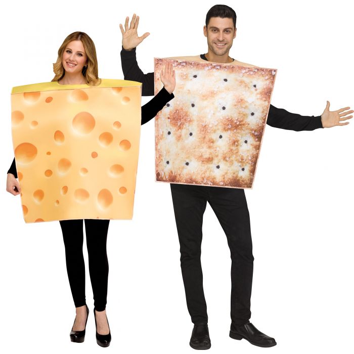 Cheese & Cracker - 2 Costumes in 1 Bag! | Adult