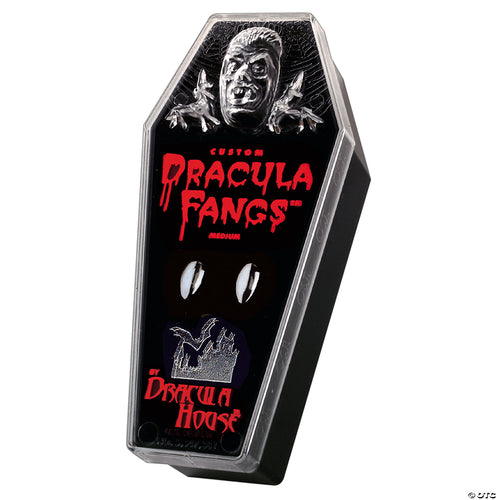 Silver Chrome Plated Dracula Fangs