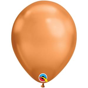 7in Chrome Copper Latex Balloons 100/Bag | Balloons