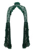 Dark Green Lace Shrug Bolero Jacket