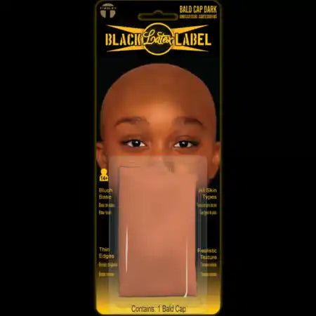 Dark Brown Bald Cap | Black Label Latex