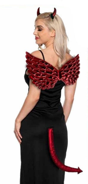 devil headband wings and tail
