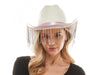 Rhinestone Cowboy Hat | White & Pink