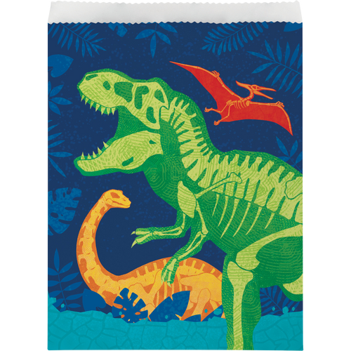 Dino Paper Treat Bags 8ct