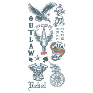 Character Tattoo Kit Biker | Outlaws