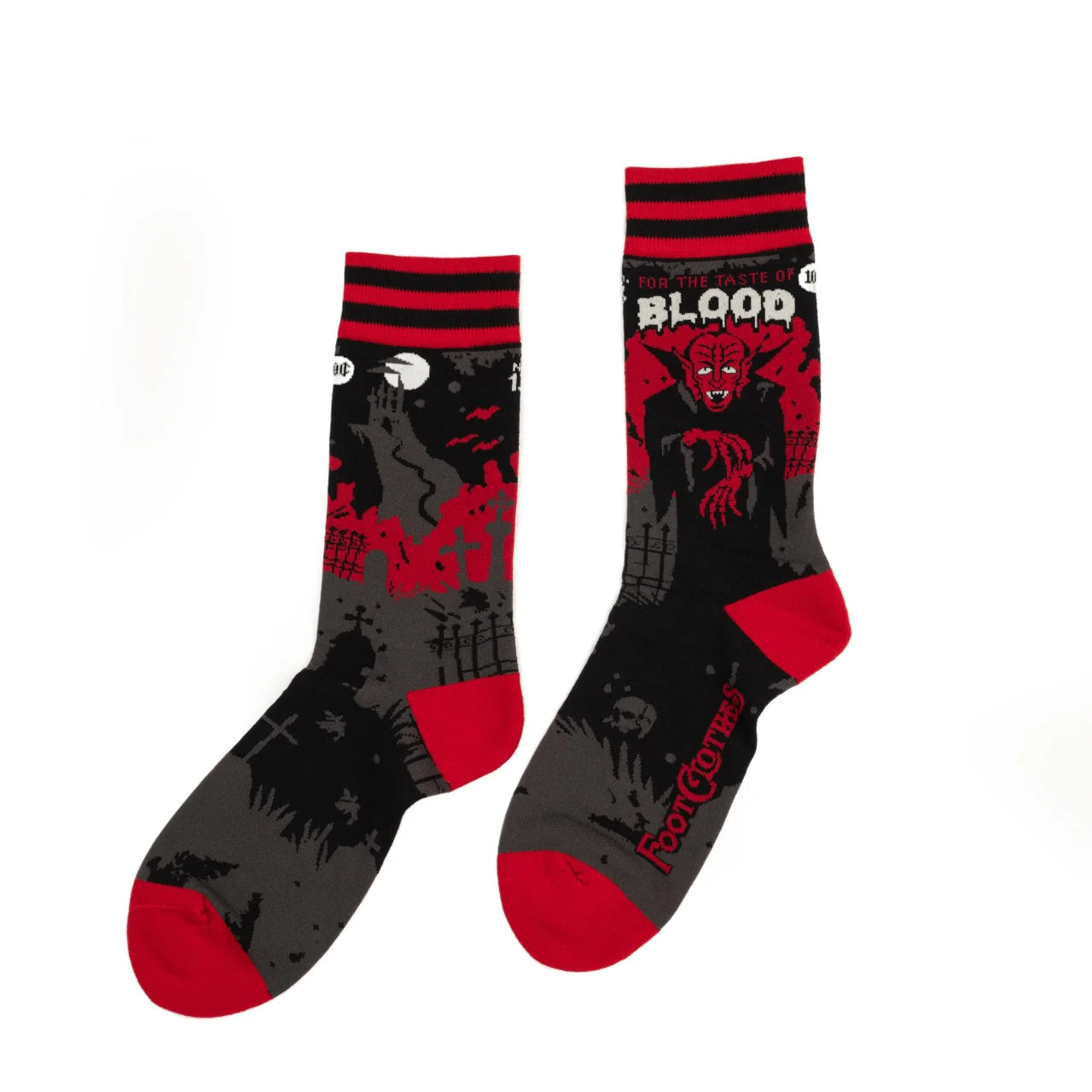 Dracula's Bloodlust Socks | Foot Clothes