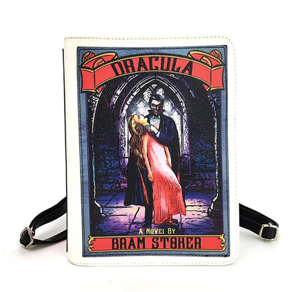 Dracula Colored Book Backpack In Vinyl