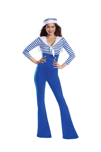 Sailorette Bellbottom Jumpsuit