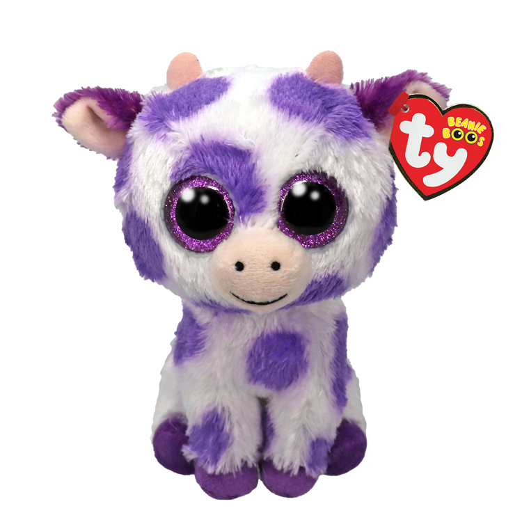 Ethel Purple spotted Cow | Ty Beanie Boo