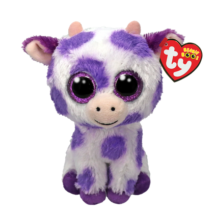 Ethel Purple spotted Cow | Ty Beanie Boo