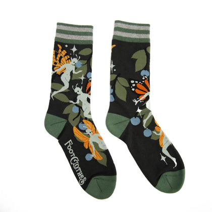 FANCIFUL FAIRIES CREW SOCKS | Foot Clothes