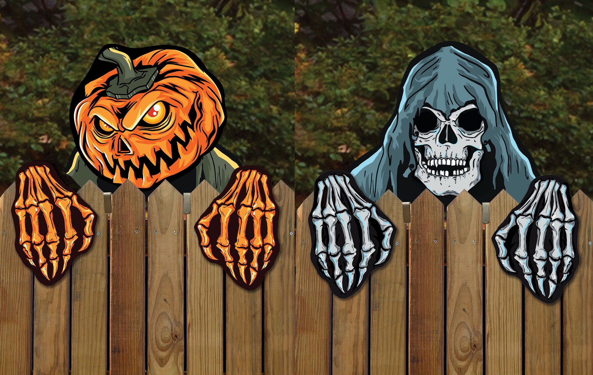 Fence Faces Decor