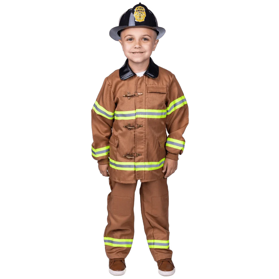 Tan Fire Fighter Costume - Kids
