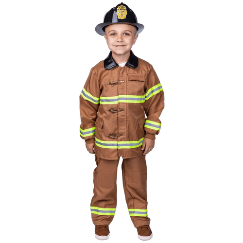 Tan Fire Fighter Costume - Kids